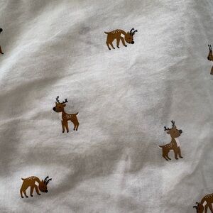 H&M Christmas reindeer dress shirt